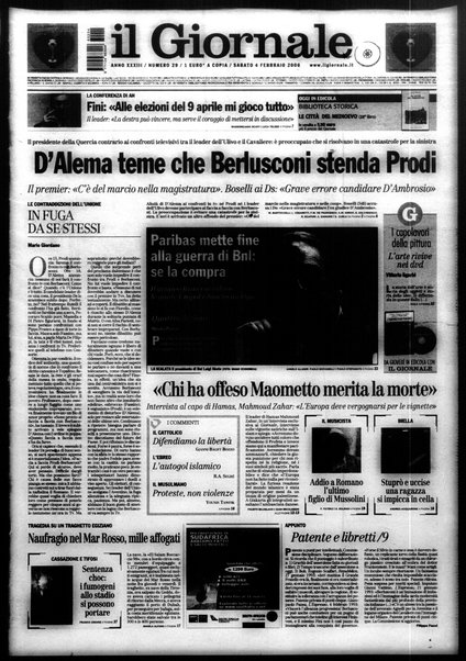 Il giornale : quotidiano del mattino